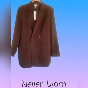 Brown Oversized Jacket